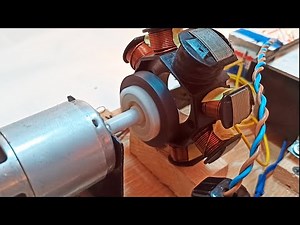 Generator experiments 220 v 10000 w //New generator experiments.How to do it in the simplest cases?