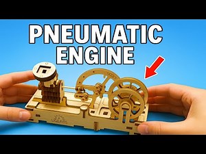 Building a Pneumatic Engine | 3D Puzzle | Speed Build | UGears