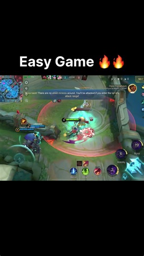 Mobile Legends Bang Bang : Easy Game🔥 #shorts #mobilelegends #mlbb