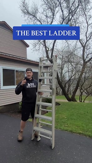 This is my go to ladder it can be used 3 different ways, it's called a 7/12 ladder you can use it as a 7' step ladder, adjust the angle for working on stairs or as a 12' extension ladder. As a handyman I always need different ladder and this one makes my life easy as it's so versatile #laddersafety #ladder #extensionladder #stepladder #featherlight #tooltiptuesday #toolstoday #toolsofthetrade #carpentrytrick #carpentrywork #carpentryskills #carpentrytools #handymanservices #handyman #handymantoo