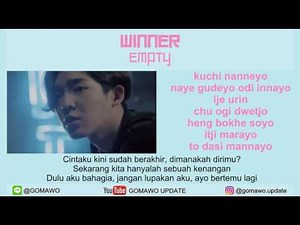 LIRIK WINNER - EMPTY [LIRIK KOREA, INDONESIA & MV]