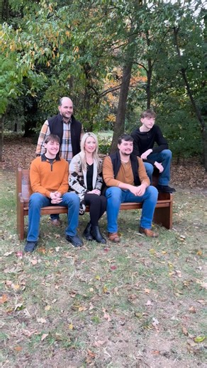 Fall Family portraits. The trees are beautiful and so is the Bare family! #familyportraits | Irresistible Portraits - by Karen Goforth