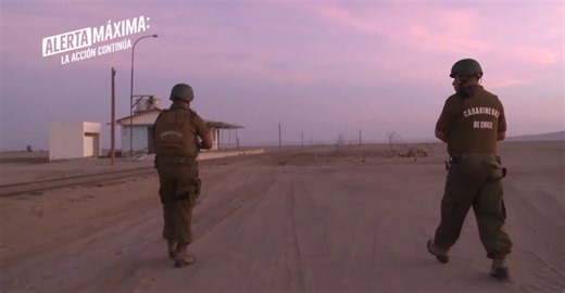 Hoy desde las 22:30 horas: Alerta Máxima la acción continúa