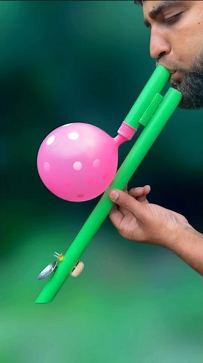 DIY Balloon Air Gun Experiment 💨🎈 | Simple Science Project