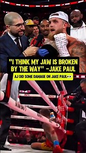 Anthony Joshua Broke Jake Paul's JAW👀 live now on ‪@Netflix‬
