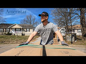 Installing an Ameristar Heat Pump Package Unit | ONE MAN OPERATION!