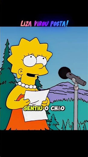 LIZA WANTED TO BE A POET #simpsons #cartoon #viral #video #shorts #short #foryou #cartoon #drawin...