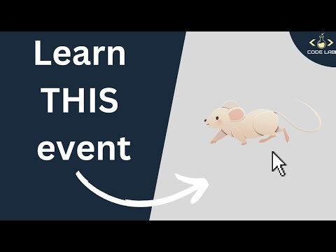 Create THIS cool Javascript ANIMATION with the Mouse Move Event