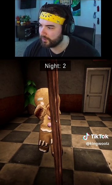 Little gingerbread dude is a rat #fyp #twitch #stream #streamer #horror #horrorgame #shrek