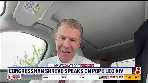 U.S. Rep. Shreve of Indiana speaks on new Catholic leader, Pope Leo XIV