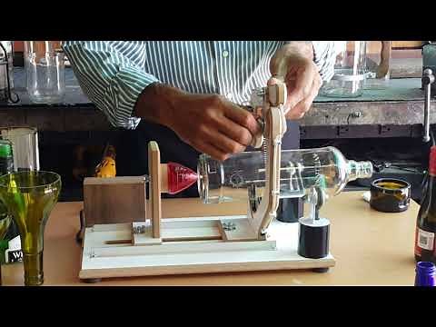 MAQUINA AUTOMÁTICA CORTADORA DE BOTELLAS DE VIDRIO