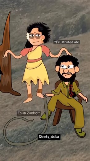 Shanky Baba | Naach Zindgi Naach💃 😂😂 . . . . . . #tata #tatasierra #tatasierraturbo #tatamotorsindia #viralreels #growth #2danimation #cartoon #relatable... | Instagram