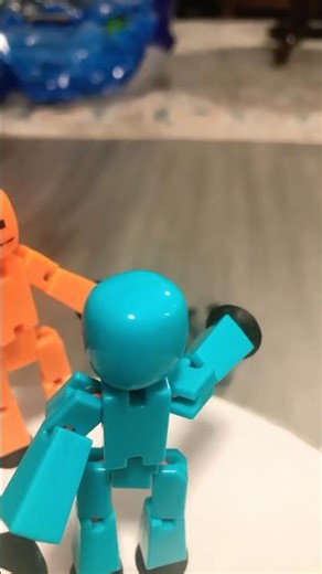 Stikbot fight pt 1 #stopmotion #stikbots #fighting #toys