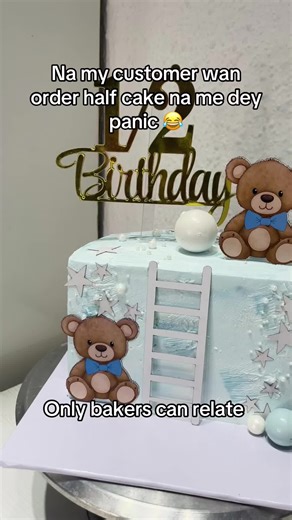 #halfcakeideas #cakedecorating #goviraltiktok #tokyorevengers #bbq #teddy #6months #birthday #surprise
