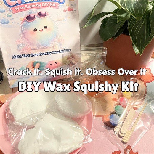 DIY Wax Squishy Kit ASMR Crunchy Toy, Make Your Own Squishy, Stress Relief Fidget Kit, Tiktok Trend Craft Kit for Kids & Adults Gift - Etsy