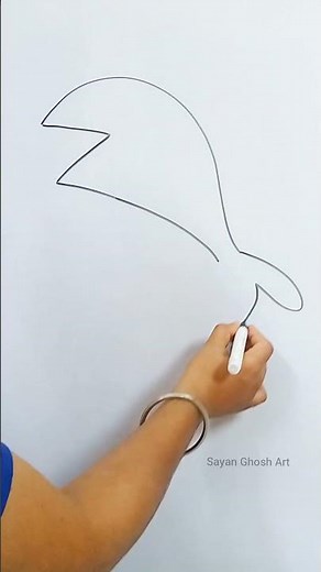 Creative Shark Drawing 🦈✨ | Easy Drawing steps #art #drawing #shorts #shortsfeed #draw