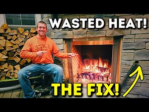 Your Fireplace Is Wasting Heat — Here’s How to Fix It!