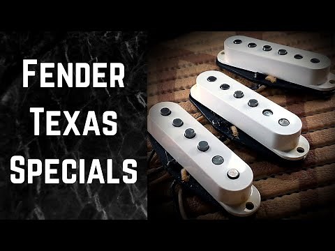Fender Texas Special Pickups Demo