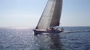 Hallberg-Rassy 64 under code zero. Come and see a Hallberg-Rassy 64 at the in-water boat show "The London Yacht, Jet and Prestige Car Show" 8-10 April 2015. For further information, please see http://londonyachtjetandprestigecarshow.com/ | Hallberg-Rassy