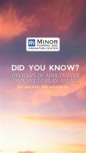 Your story matters, and your final wishes should reflect the life you lived. Preplanning helps ensure your legacy is honored exactly as you intend. Begin here: https://preplanning.minorfh.com/pre-need-page | Minor Funeral and Cremation Center