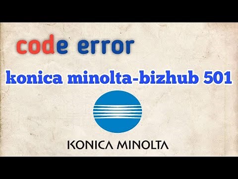 code error C-5001, C-5002, C-5003, C-5301, C-5302, C-5303. konica minolta-bizhub 501
