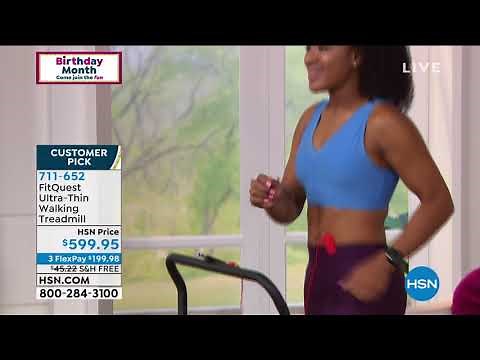 FitQuest UltraThin Walking Treadmill