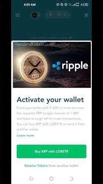 Lobstr Wallet Supports both Stellar Lumens XLM and Ripple XRP 🦞 ISO 20022 Compliant