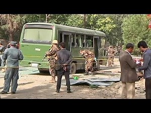 Afghanistan: suicide bomber kills eight in military bus blast