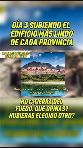 The most beautiful building in Tierra del Fuego? 🇦🇷🏔️