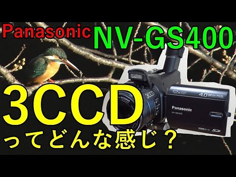 【ジャンク】550円 Panasonic デジタルビデオカメラ NV-GS400 動作検証・作例 3CCDってどんな感じ？
