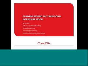 Thinking Beyond the Traditional Work-Based Learning (WBL) Model