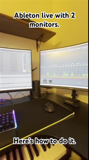 Ableton live with 2 monitors? Here’s how to do it. #ableton #tutorial #howto