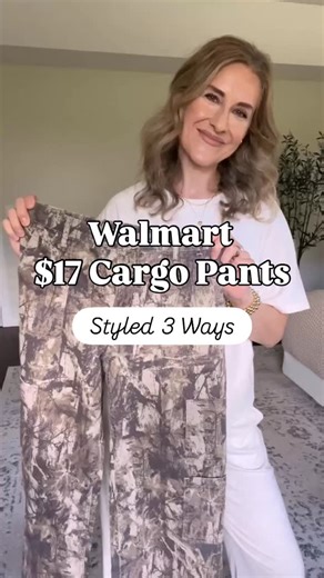 Dianna Baros on Instagram: "3 ways to style these $17 Walmart camo cargo pants! The fit, the fabric, the look, these pants are the best. 朗 Comment LINK and I’ll message you the details.  #walmart #walmartfinds #walmartfashion #stylinginspo #camopantsoutfit #walmartstyle #walmartoutfit #3waystowear #budgetfashion Facebook friends tap here: https://liketk.it/5mLMN Which look is your favorite?"