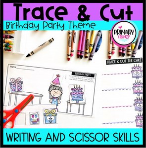 Writing and Scissor Skills Cutting Activities
