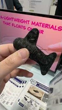 Ever touched a material that's lighter than air? #CES2026
