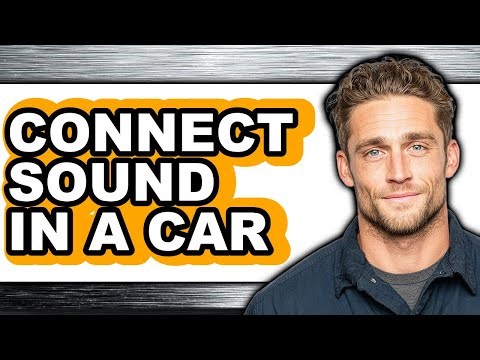 How to Connect Sound in a Car (only Way)