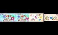 Mix of 4 videos from youtube : Endless numbers 23-35