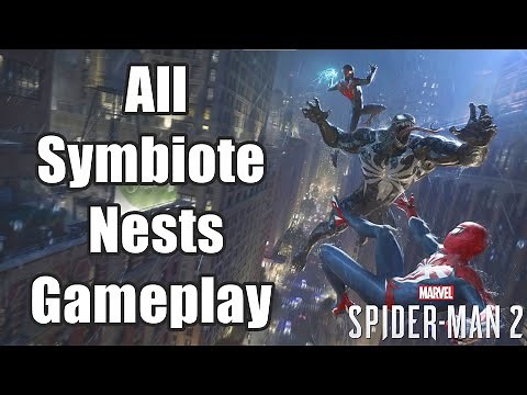 Marvel's Spider-Man 2 - All Symbiote Nest Location and Solutions Gameplay