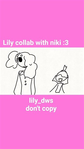LILY COLLAB WITH NIKI :3 #niki #lilythebubble #collabwithfriends #flipaclip #duet #artist #cute #lol