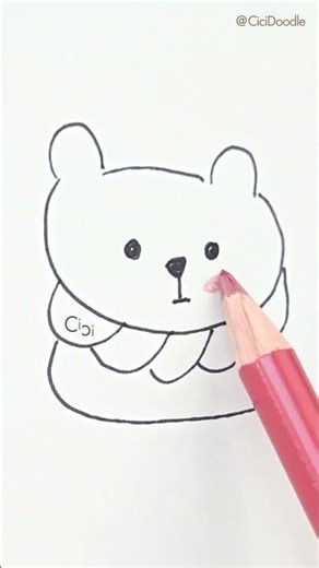 Draw a Cute Macaron | Easy Drawing | Cici Doodle