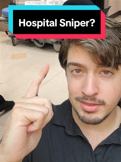 hospital sniper? (yes, this actually happened) #sniper #police #policeofficer #swat #cops