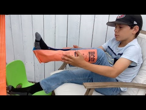 SAM Splint plus Slishman Pressure Wrap for lower extremity injuries