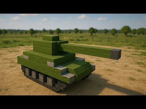 Minecraft Einfacher Panzer Tutorial – Schnell & Leicht Nachbauen!