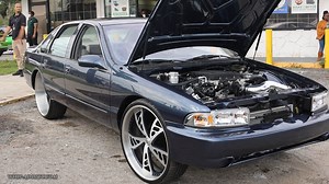 Theres an LT4 Supercharger in this 96' Impala SS on 26s with Brushed Lips! | Car Addict