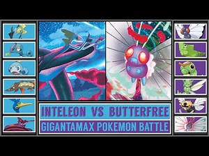 GMAX Pokémon Battle: INTELEON vs BUTTERFREE