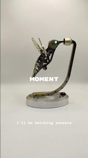 Mechanical 3D Metal Flapping Hummingbird Automata Kinetic Sculpture Kit — MoYuStore