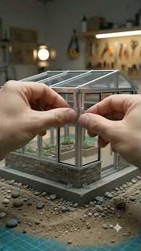 💎 I Built the World's Most Luxurious Tiny Glass House with Real Mini Tools!😱