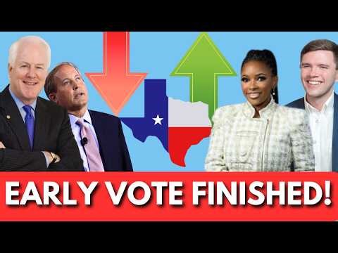 Texas Early Vote Analysis. Who Will WIN on Tuesday?
