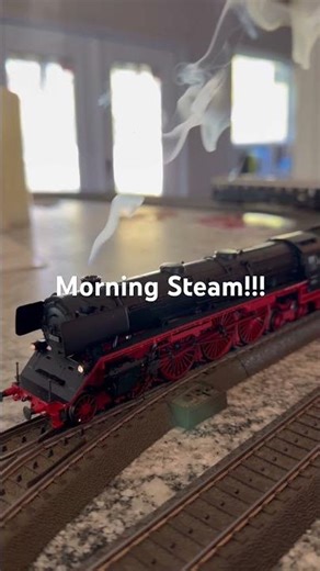 Morning wake up steam!! #calm #shorts #youtubeshorts #modeltrains #märklin #steam