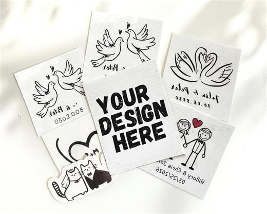 Customized Wedding Tattoo (5-500 Pieces or More)| Wedding Flash Tattoos |wedding Tattoo Station | Party Tattoos - Etsy